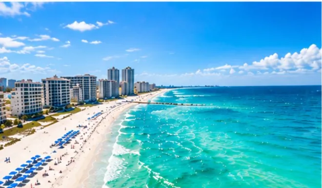 Panama City Beach shoreline